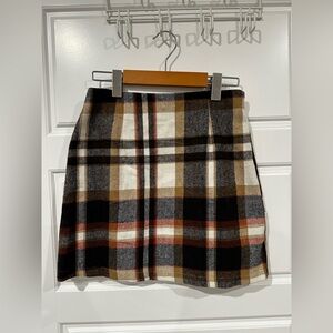 Shein plaid skirt